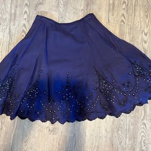 lithe embellished skirt